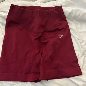 Maroon gymshark biker shorts never worn